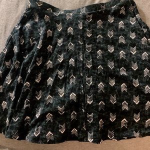 Dark gray mini skirt